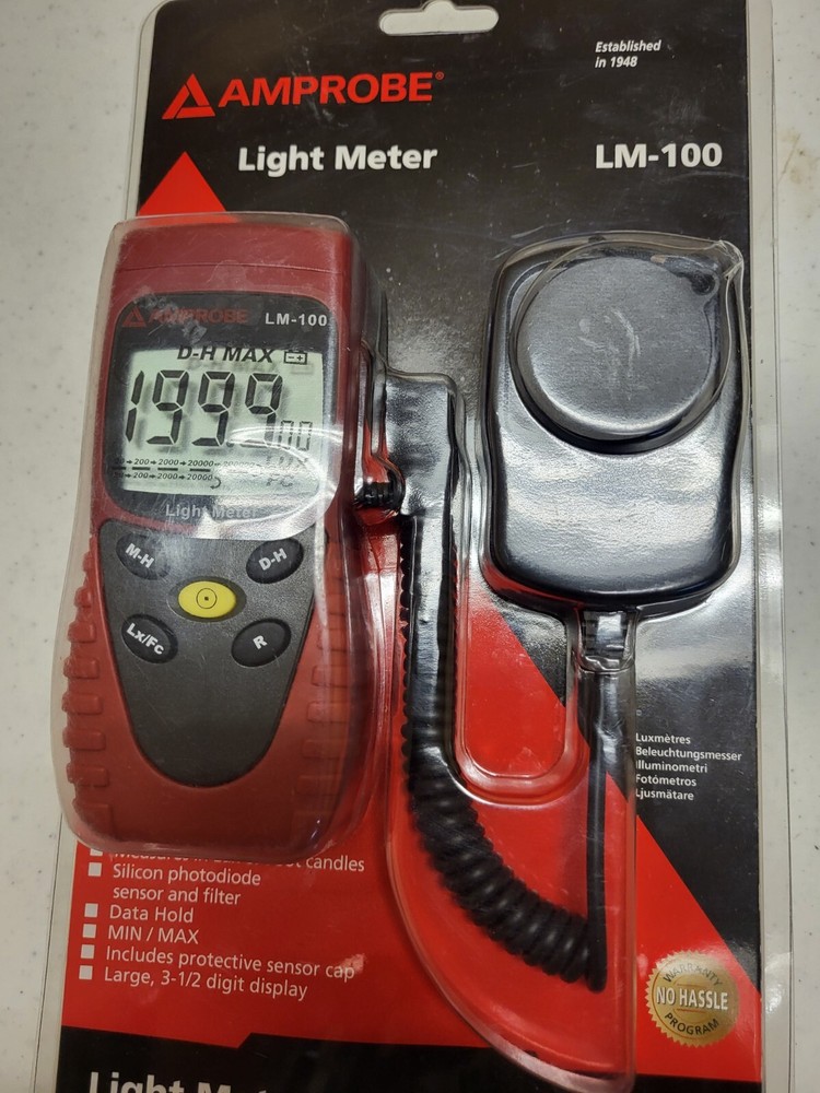 Amprobe LM-100 Light Meter new in box