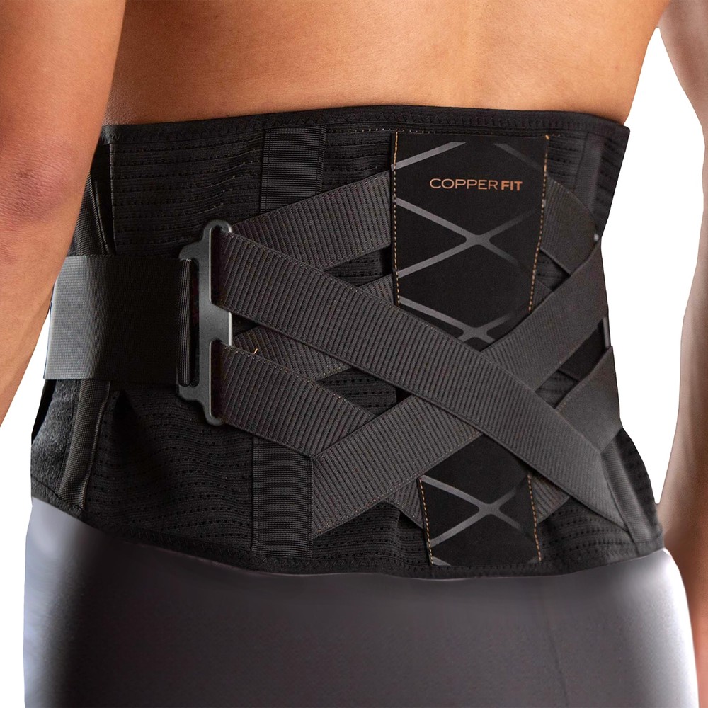 Copper Fit X-Back Support Brace Lumbar Support Adjustable (2XL/3XL)
