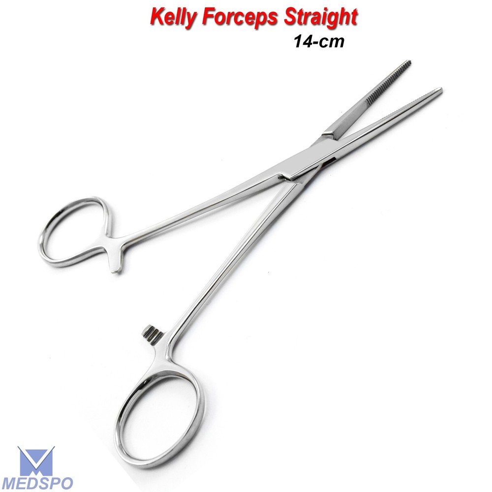 Hemostatic Locking Forceps & Tissue Suture Scissors Surgical Artery Instruments