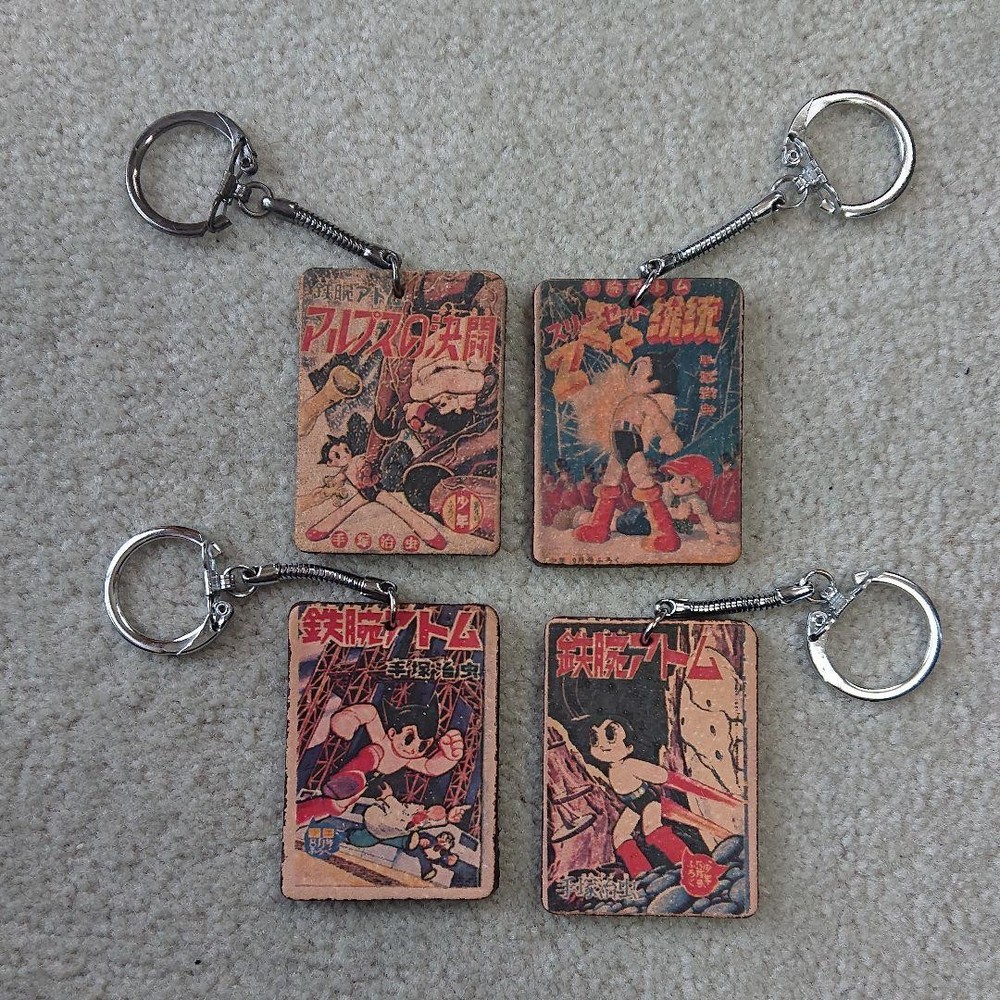 Astro Boy key chain 4 piece set