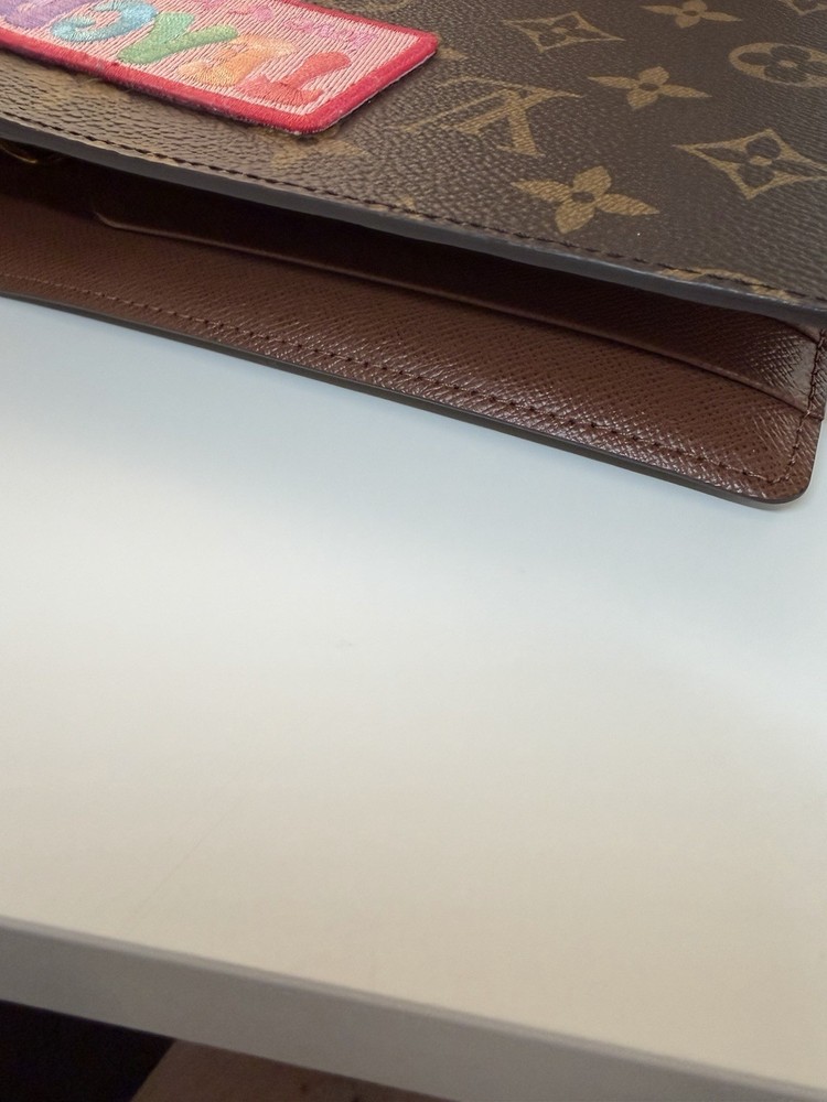 Authentic Louis Vuitton Large Ring Agenda Customized