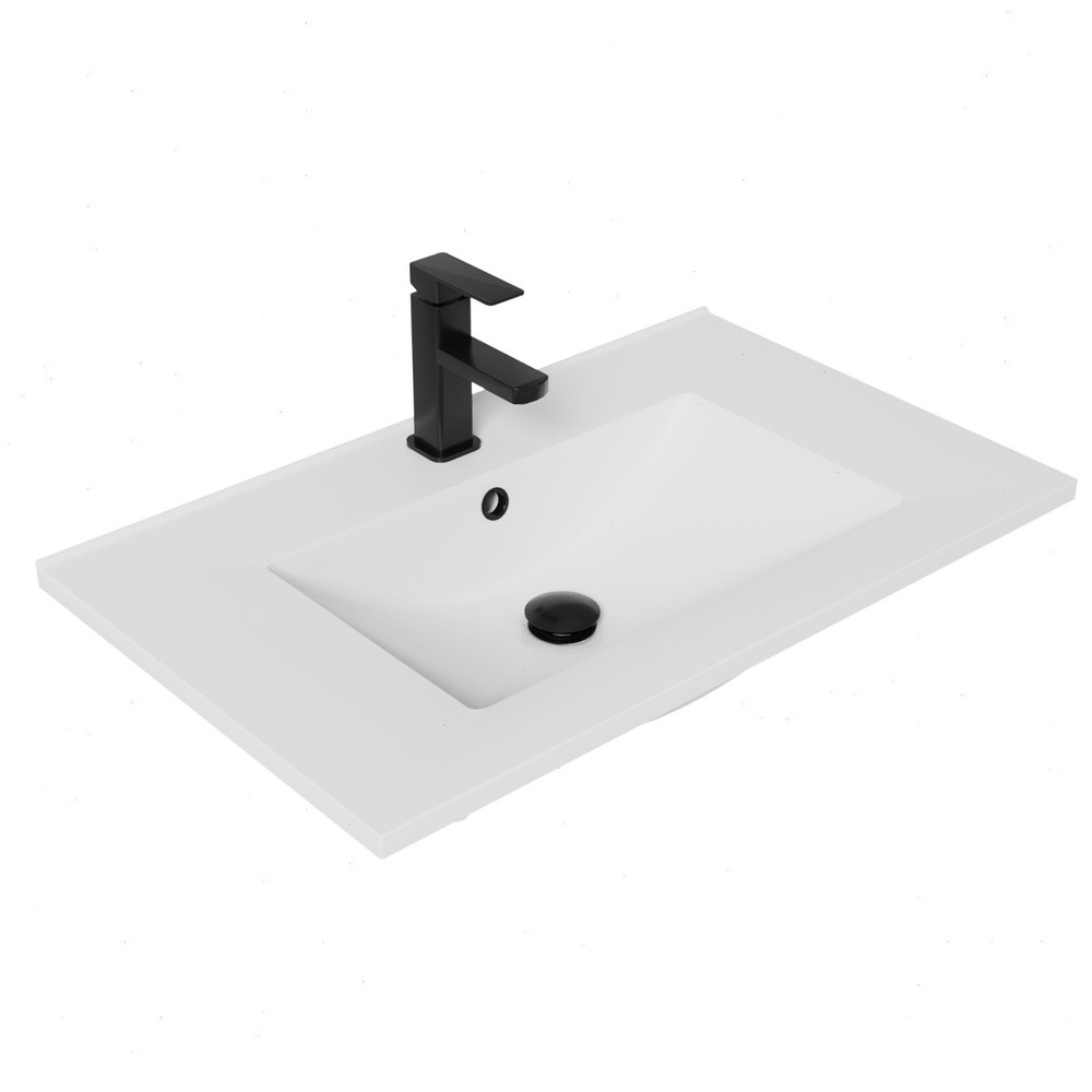 30" Single Sink Vanity Top Undermount Bathroom Sink