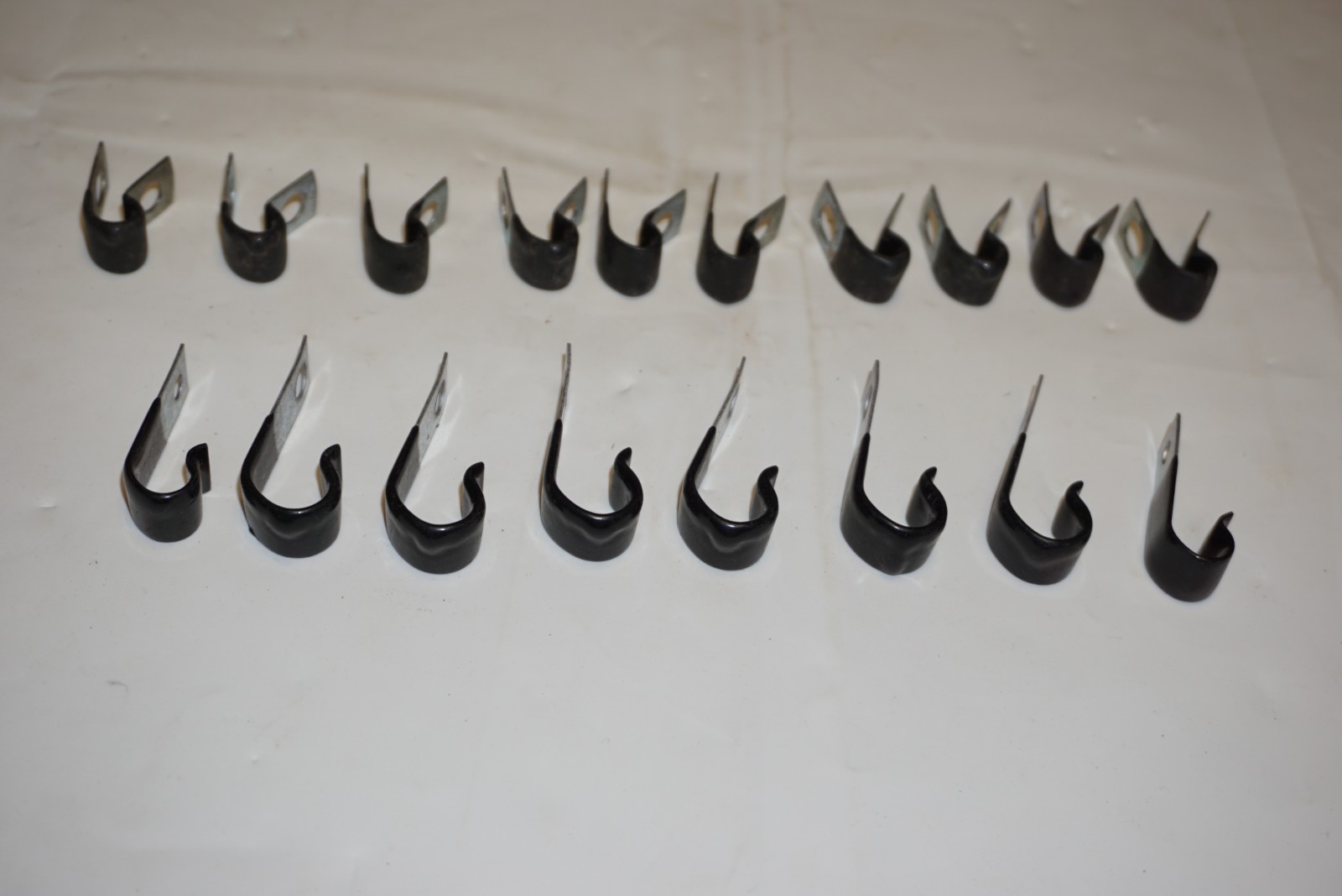 63 64 65 66 67 C2 Corvette Metal Wire Harness J Clips & Fuel Line Clips