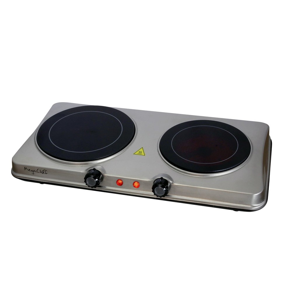 Portable Dual Vitro-Ceramic Infrared Cooktop