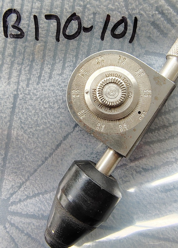 🗽VINTAGE UNION TOOL SPEED INDICATOR MACHINIST TOOLMAKER