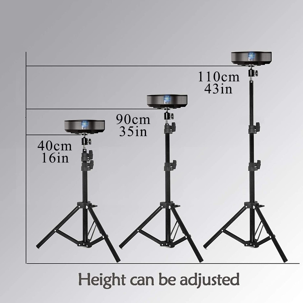 Projector Floor Stand, Portable Tripod Mount - Folding Stand for Projector, C...