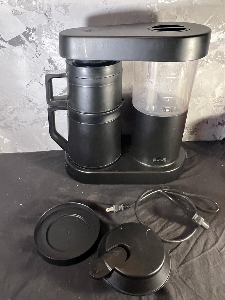 Ratio Six 6 Coffee Maker with Carafe - Black