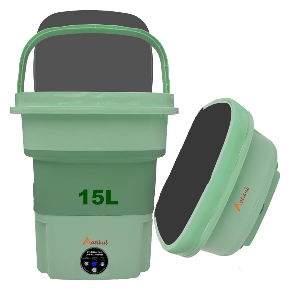 15L Foldable Portable Mini Washer, Small washing Machine for Small clothes