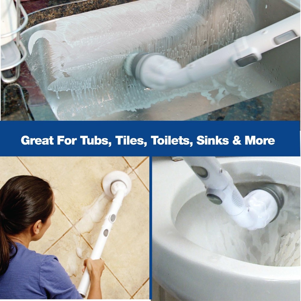 Bell + Howell Scrubtastic Rechargeable Multi-Purpose Power Surface Scrubber