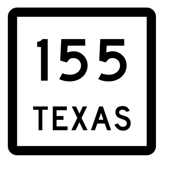 Texas State Highway 155 Sticker Decal