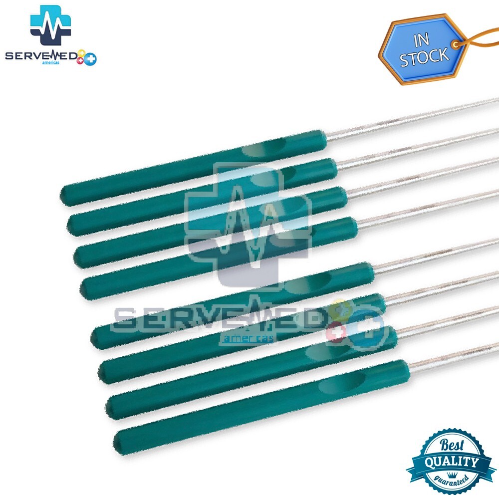 Micro Rainbow Curettes Bone Cervical Curettes Sizes 1, Spine Orthopedics 8 Pcs