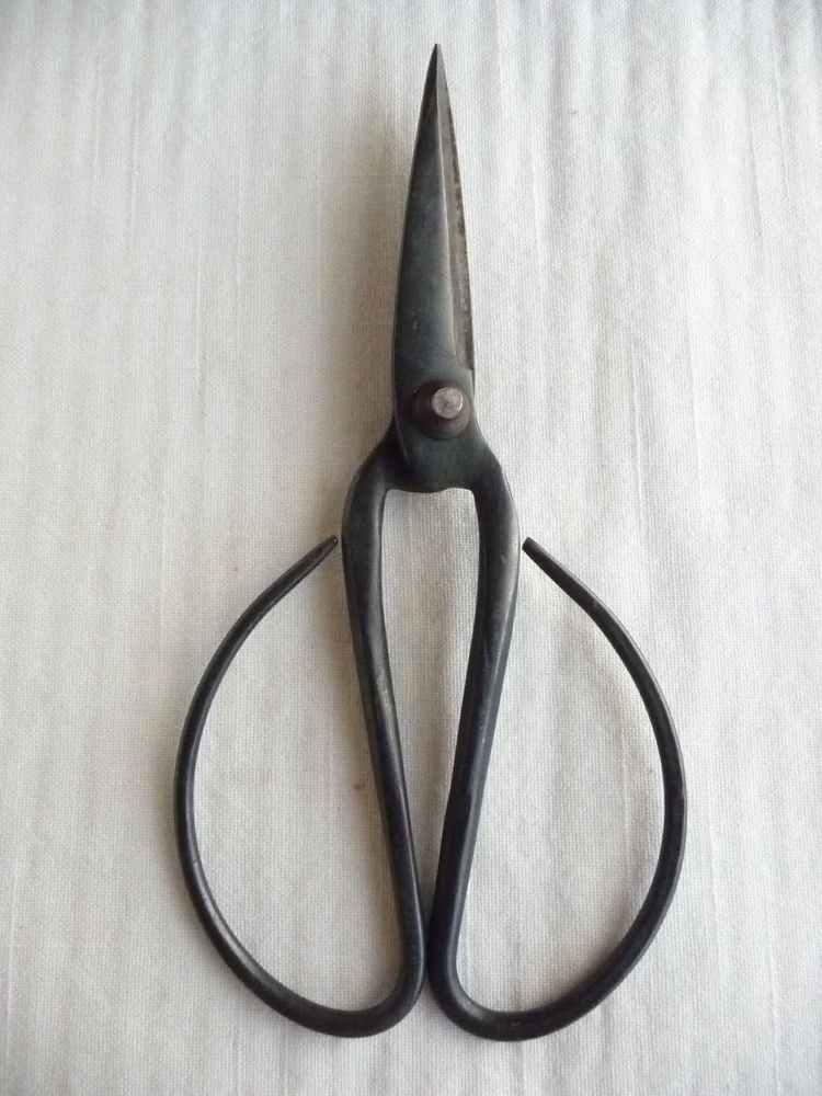 Vintage Forged Signed Bonsai Scissors