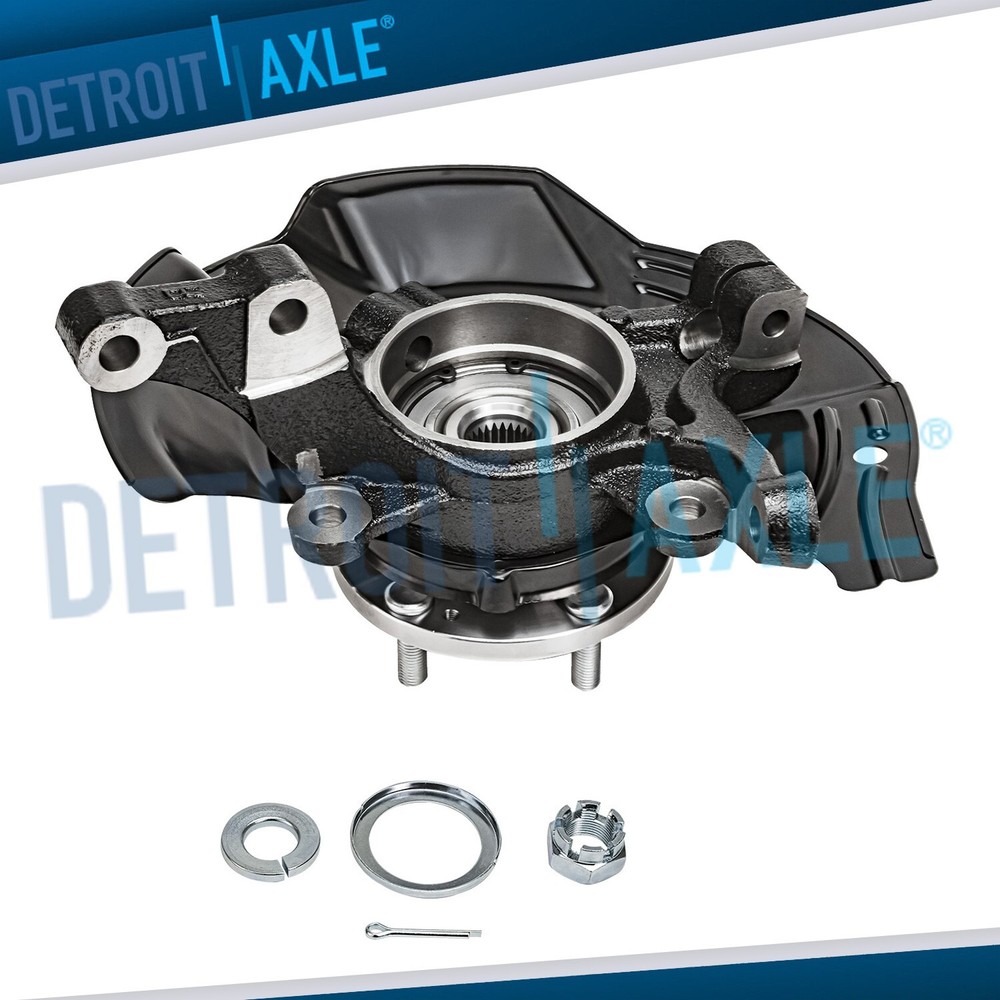 Front Driver Side Steering Knuckle & Wheel Hub Bearing Assembly for 2011 Optima