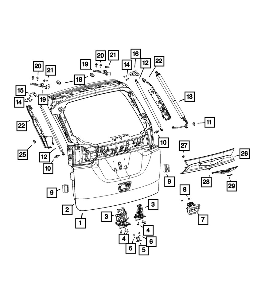 Genuine Mopar Chrysler Wing Emblem 68545452AA