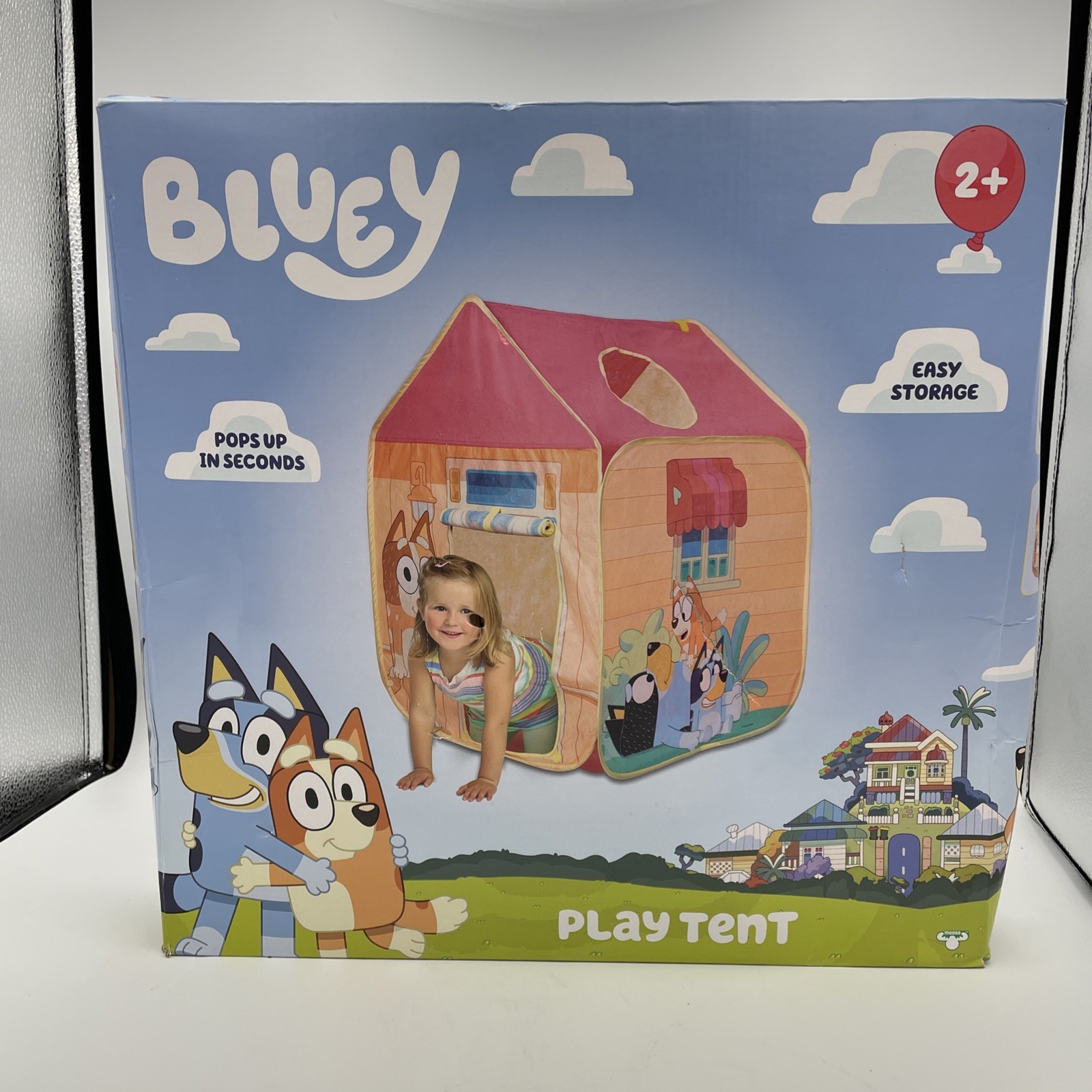 Pop 'N' Fun Multicolor Pop-Up Play Tent for Toddlers Damaged Box