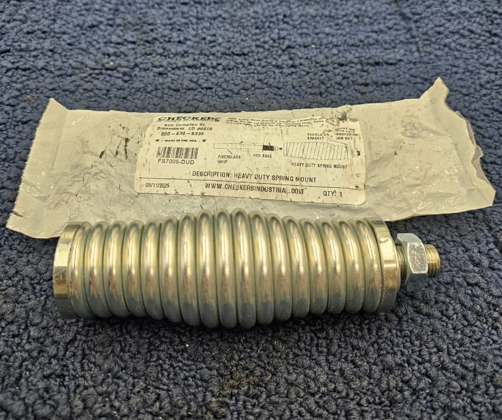 Checkers FS7006-DUD: Heavy Duty Spring Mount for Non-Lighted Whips