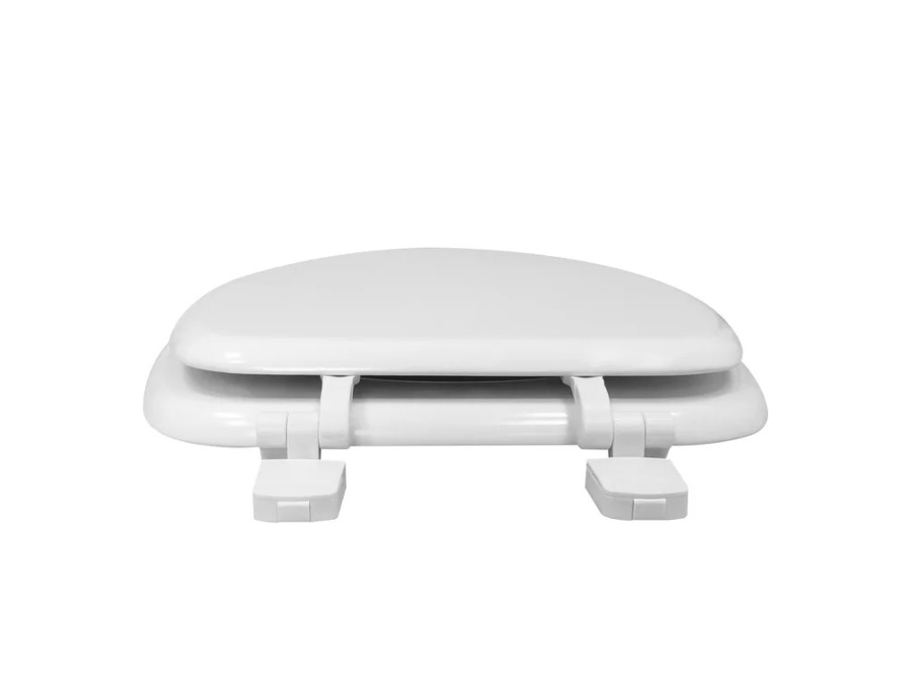 Mainstays Elongated Toilet Seat in White