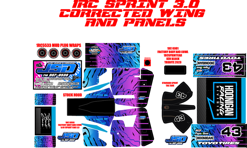 1RC SPRINT WRAP DKB43 TRIBUTE 2023