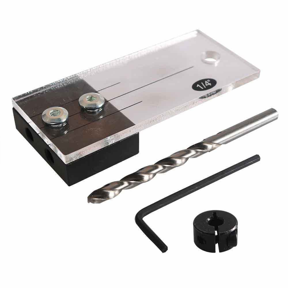 1/4" Hole Quick Doweling Jig Dowel Kit