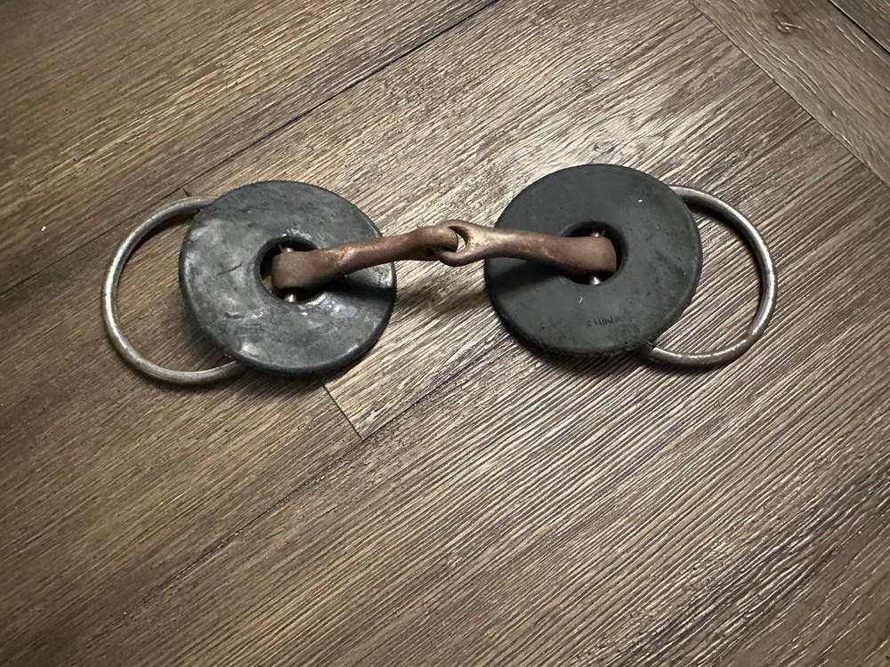 Horse Tack - 5” Loose Ring Snaffle Bit With Rubber Guards