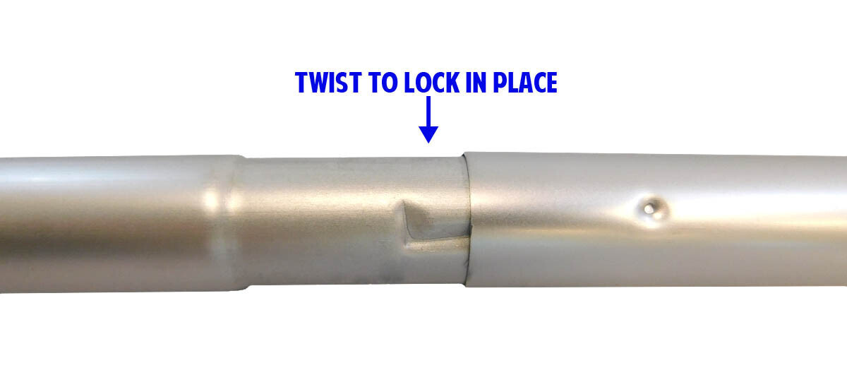 10ft Flag Pole Outdoor Aluminum In Ground Flag Pole 10' Silver Flag Pole