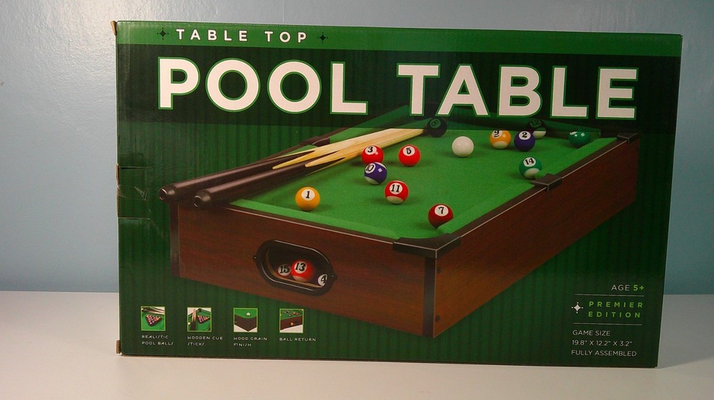 Tabletop Pool Table Game