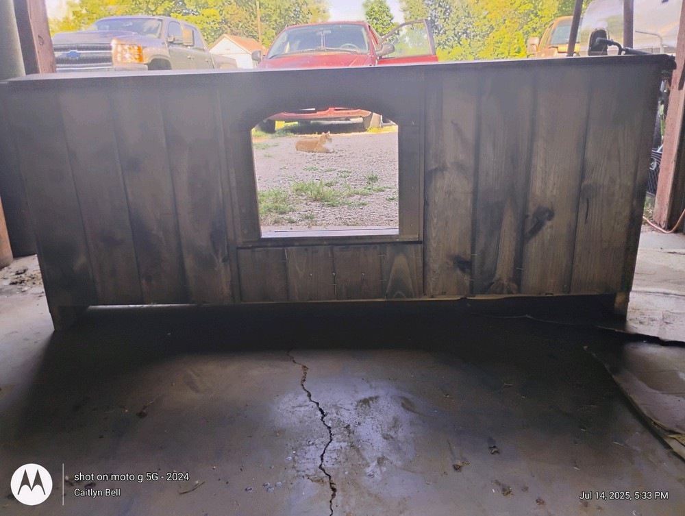 Refinished Queen Size Waterbed Headboard
