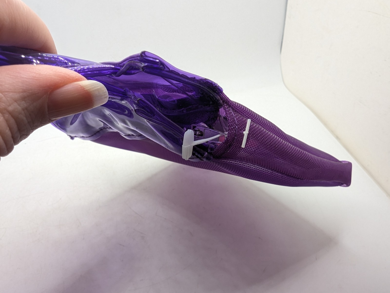 Vtg Disney Princesses The Disney Store Purple Mesh Bag Set Hair Accessories 2001