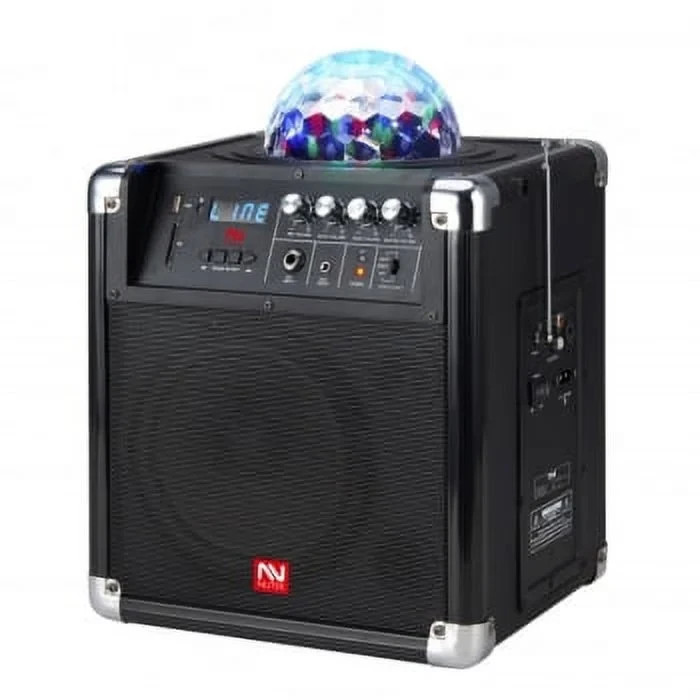Nutek TS-20106B - Portable Sound System With Disc Light Bluetooth.
