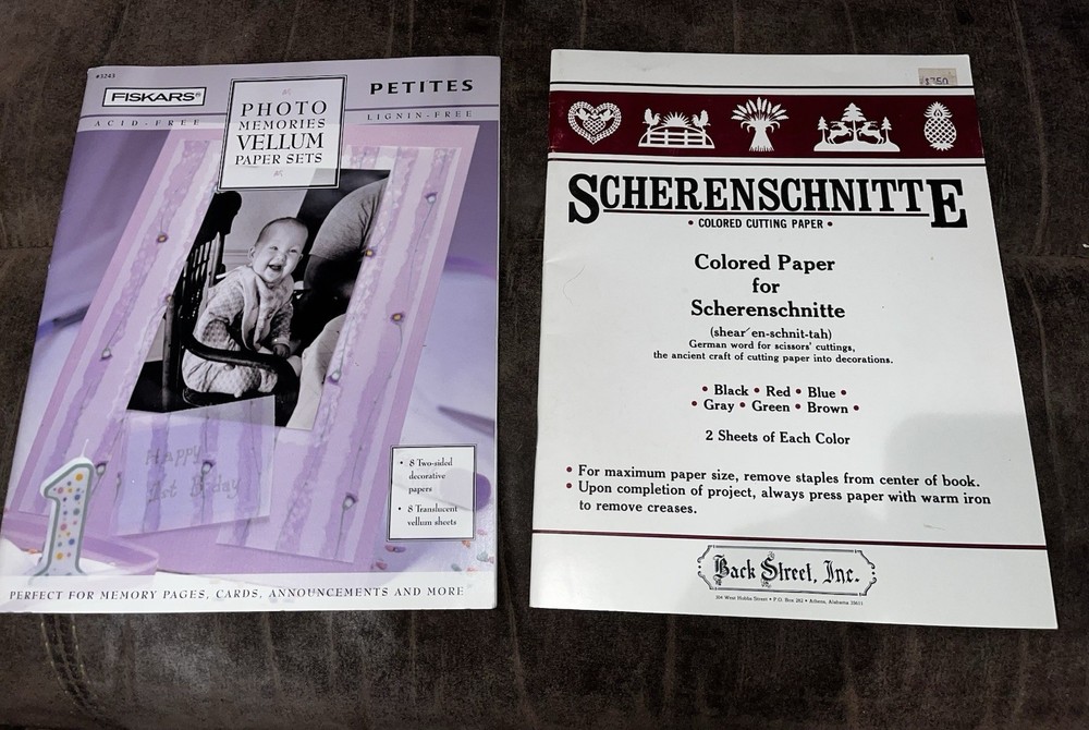 2 Rare Vintage Paper Booklets