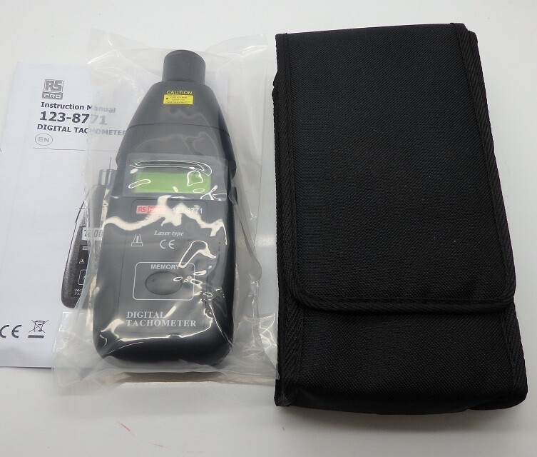 RS Pro 5-Digit Laser Type Digital Tachometer 123-8771