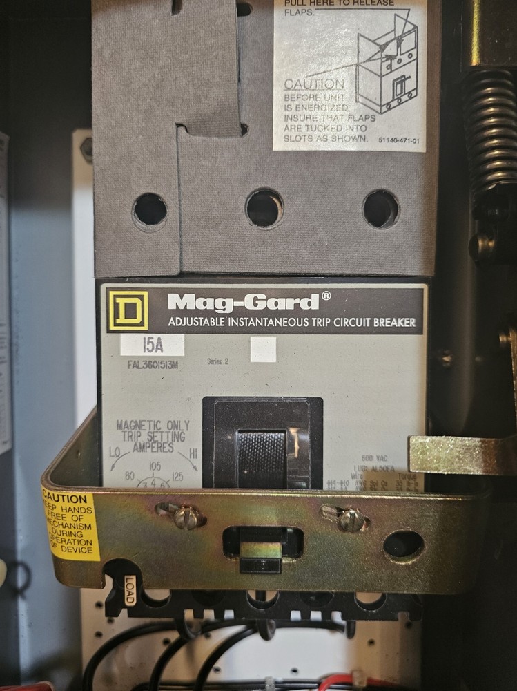 Square D 8539 SBA43 CFF4P1P2TX11 Motor Starter Combo