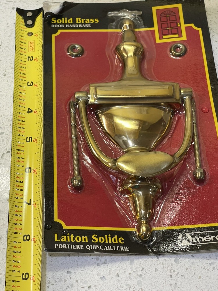 Amerock Solid Brass Doorknocker In Package