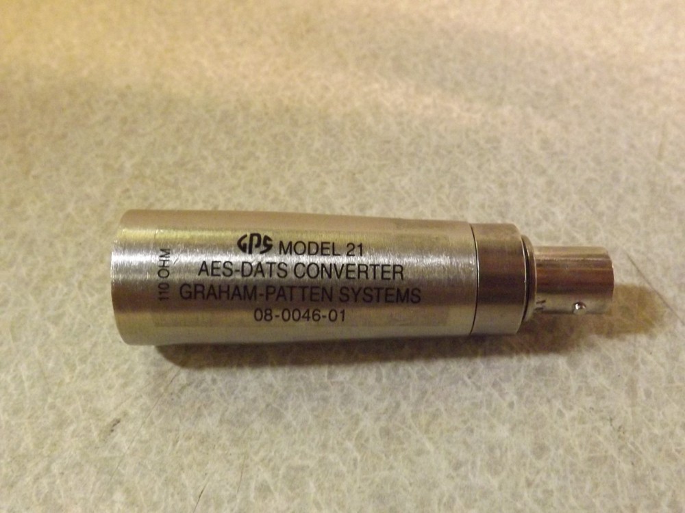 Graham-Patten Systems AES-DATS Converter Model 21 XLR Audio