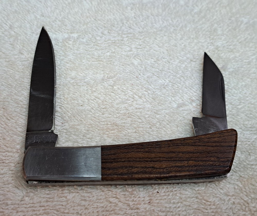 Gerber Silver Knight Two Blade Folder Knife, Japan