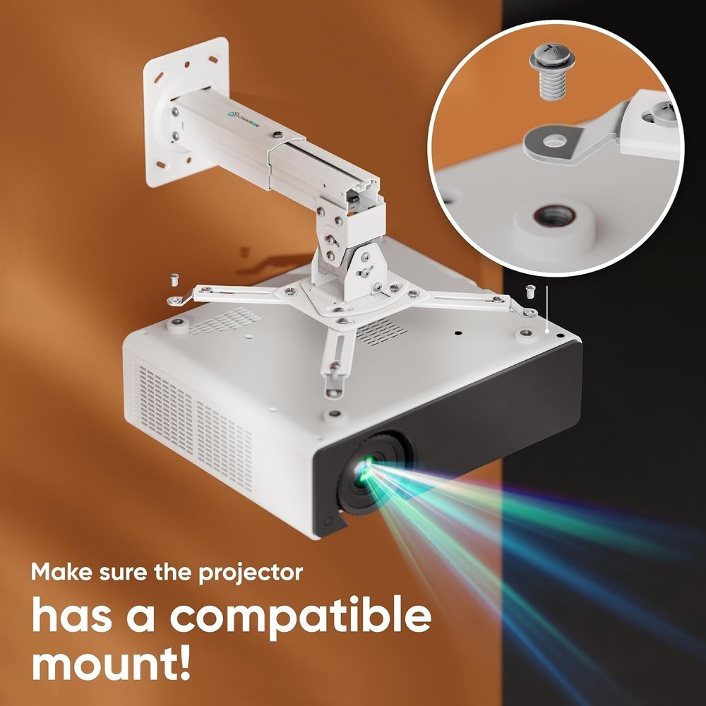 ONKRON Projector Mount Ceiling & Wall for Projectors up to 22 lbs
