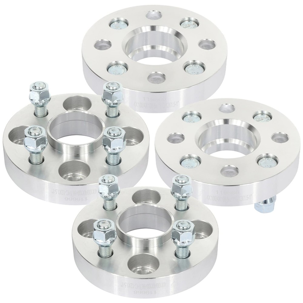 1 Inch Hubcentric Wheel Spacers Adapters 4x100 Bolt Pattern