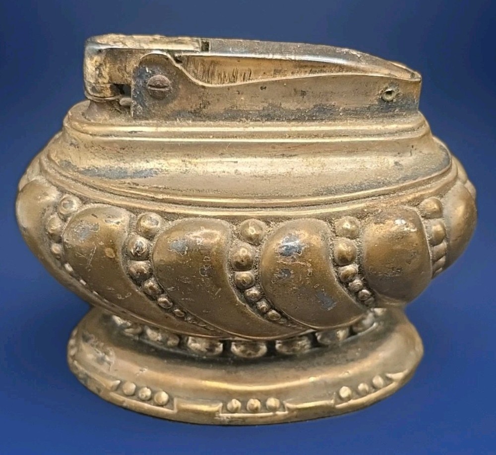 RONSON CROWN SILVERPLATED TABLE LIGHTER