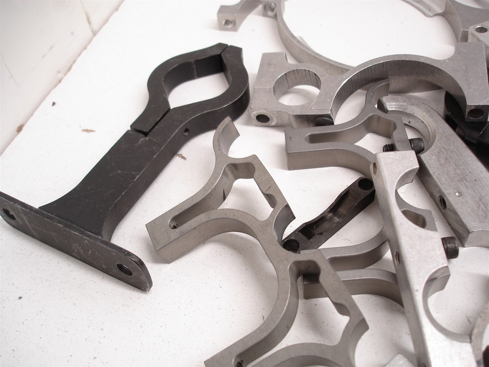 BULK 138pcs BILLET ASSORTED FIREBOTTLE / HARD LINE MOUNTING BRACKETS CLAMPS