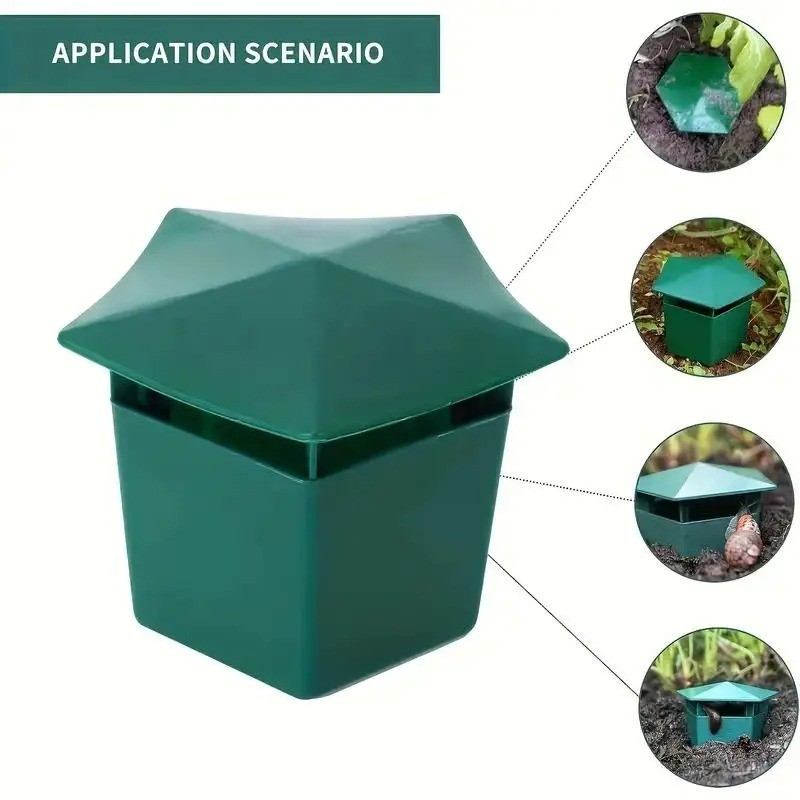 Durable High-Quality Snail & Slug Trap - Safe Plastic Cage for Vegetables