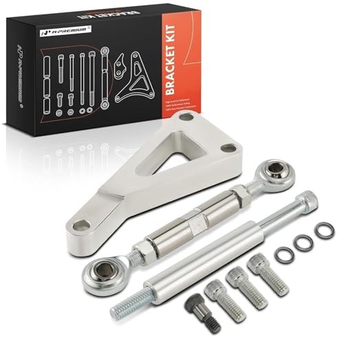 Alternator Adjustable Bracket Kit Compatible with Chevy SBC 350 Small Block