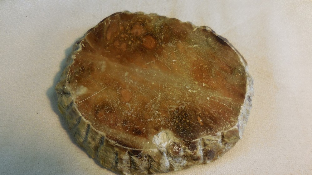GEODE AGATE RAW STONE CUT POLISHED ASHTRAY