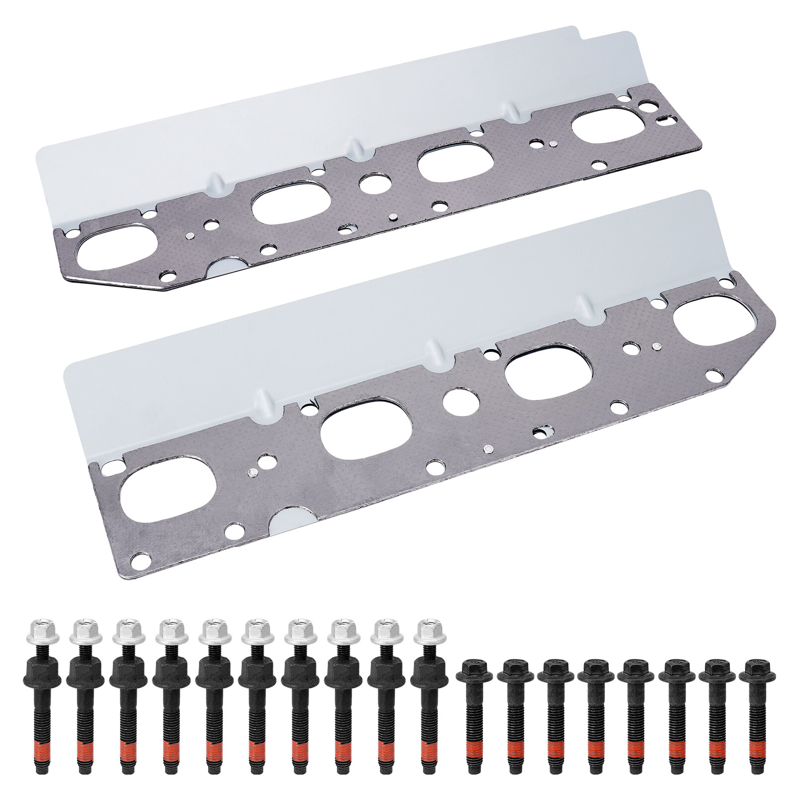 5.7 Exhaust Manifold Gasket Kit w/Bolt Nuts for 2009-2020 Dodge Ram Jeep 5.7L V8