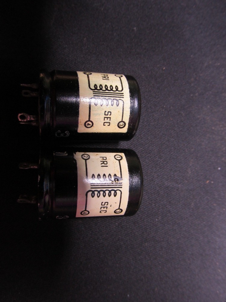 PAIR Jefferson Microphone/MC stepup audio input transformer NOS Pair MINT NEW