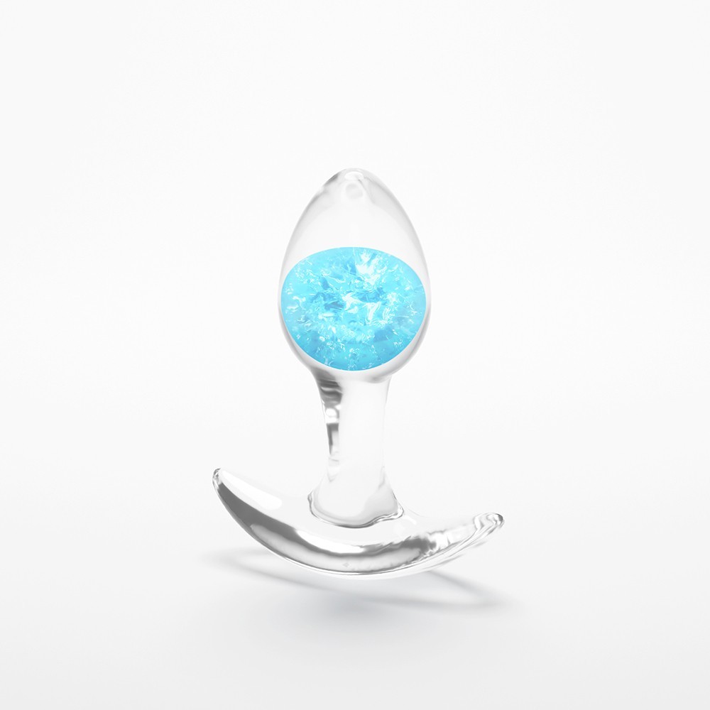 NS Novelties Cosmic Glams Butt Plug Small Blue