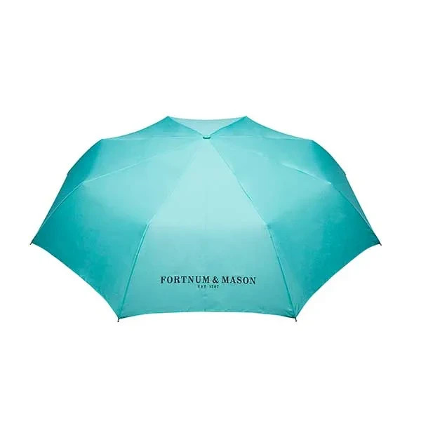 Fortnum & Mason Compact Umbrella- Eau De Nil NWT