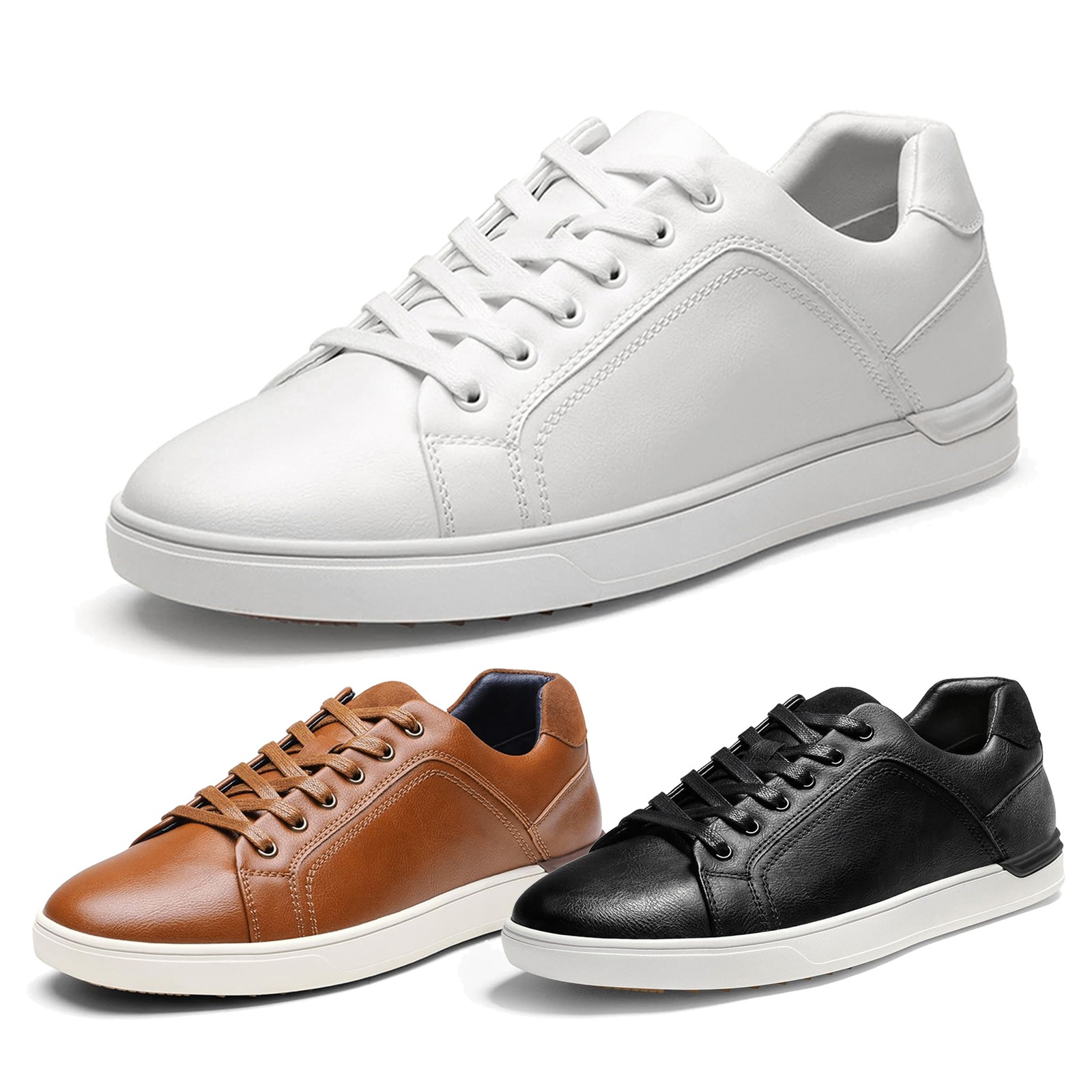 Bruno Marc Men's Casual Dress Sneakers Lace-Up Skate Shoes