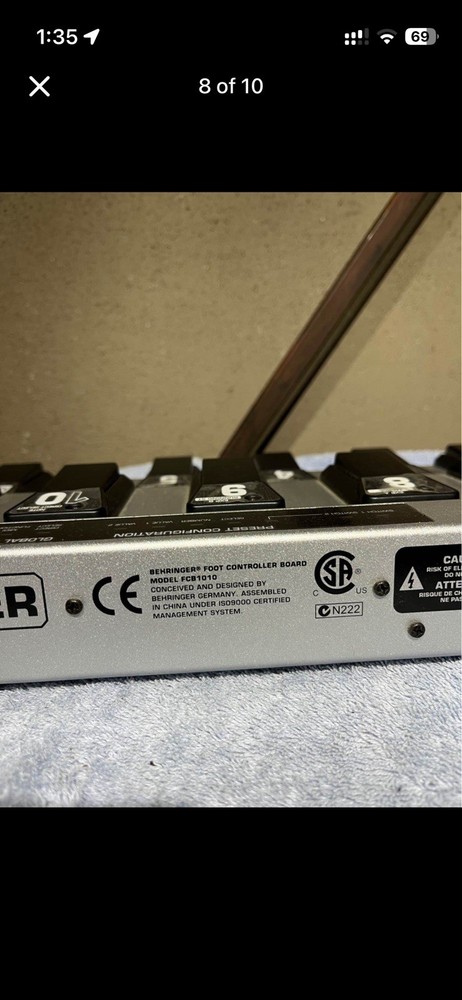 Behringer FCB1010 Ultra-Flexible MIDI Foot Controller