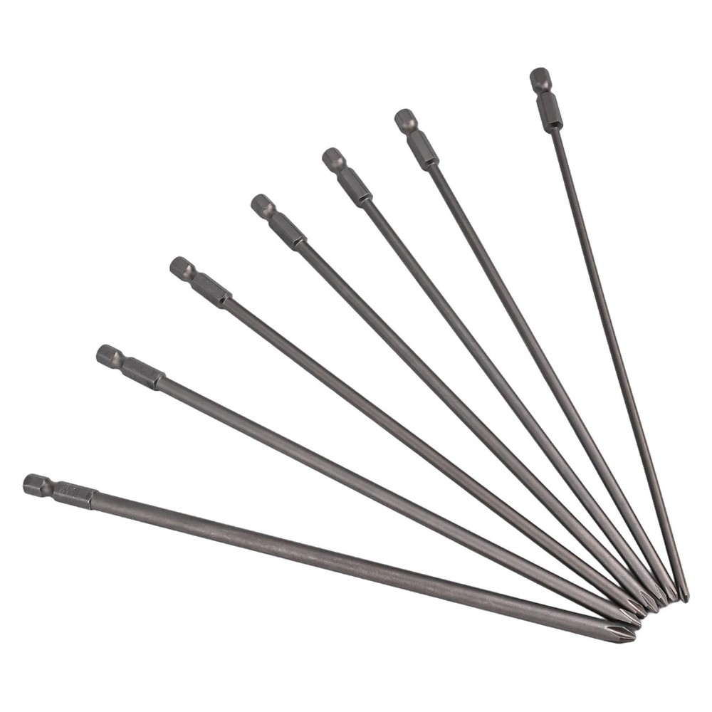 Newest Screwdriver Bits 200mm Tool 6.35mm 7Pcs 7Pcs/Set Bits Cross Driver