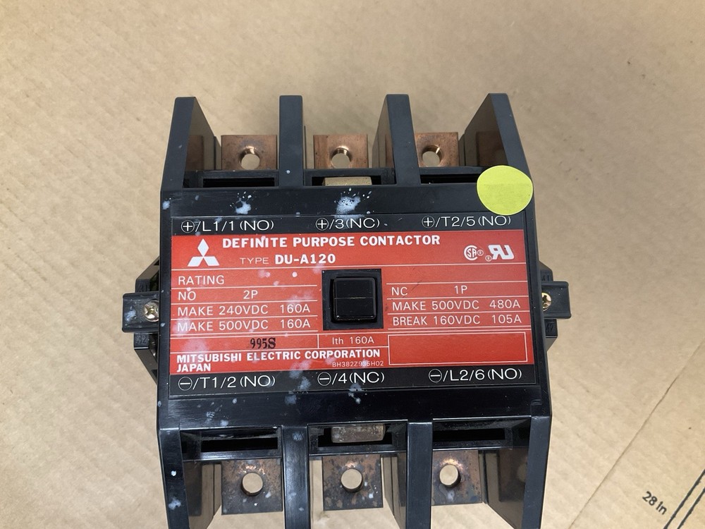 Mitsubishi Definite Purpose Contactor DU-A120